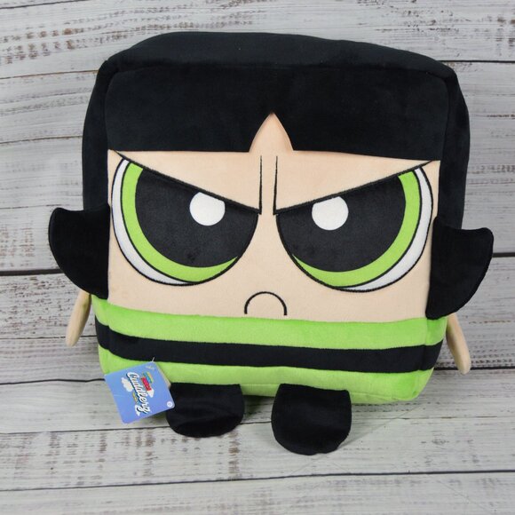Kawaii Cubes Power Puff Girls Buttercup Cuddlerz Plush RARE...